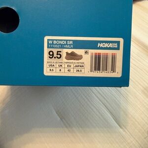 Hoka W Bondi SR Slip-On Sneakers in Gray